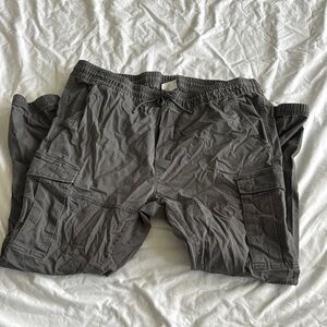 H&M Gray Cargo Joggers
